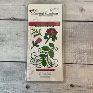 Spellbinders Heartfelt Creations Die Belle Rose HCD 712 Cut Emboss Stencil